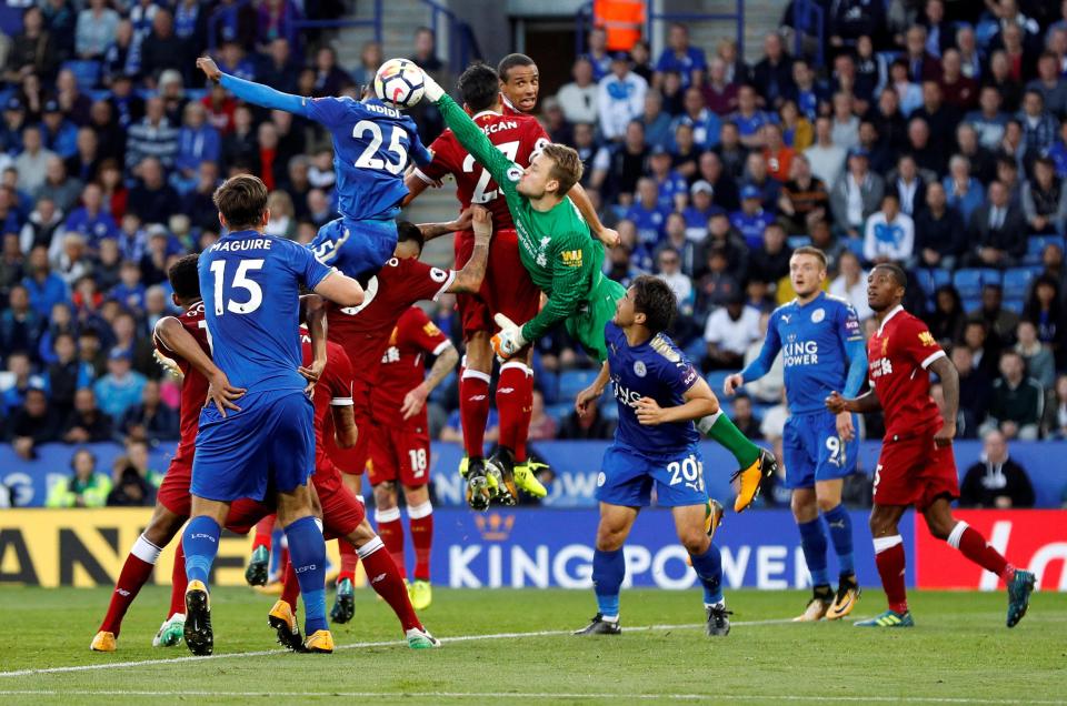  Leicester scored a controversial goal to get themselves back in the game