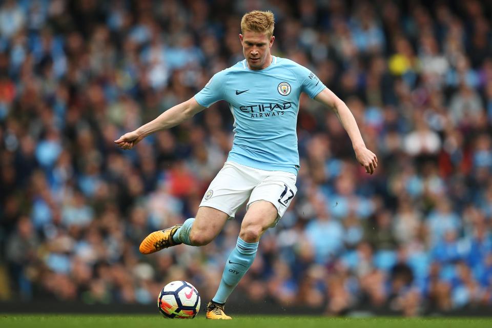  Kevin De Bruyne is the complete midfielder in the City side