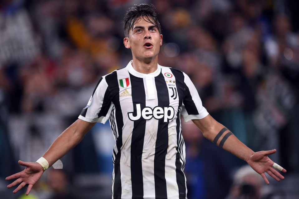 Argie international Dybala is a target for Manchester United and Barcelona