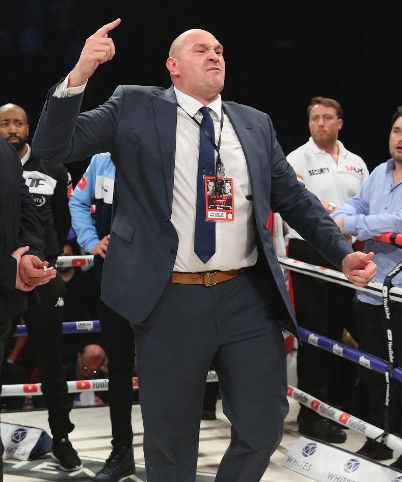  Tyson Fury was outraged his cousin Hughie lost against Joseph Parker