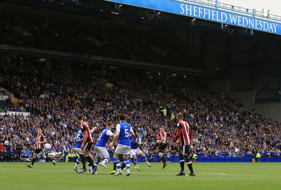  John Fleck scored the opener for Sheffield United in the Steel City derby