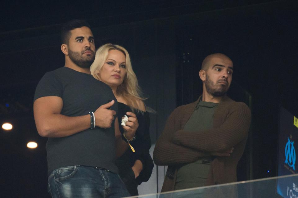  Pamela Anderson shows her support for Adil Rami after confessing she 'loves' another man