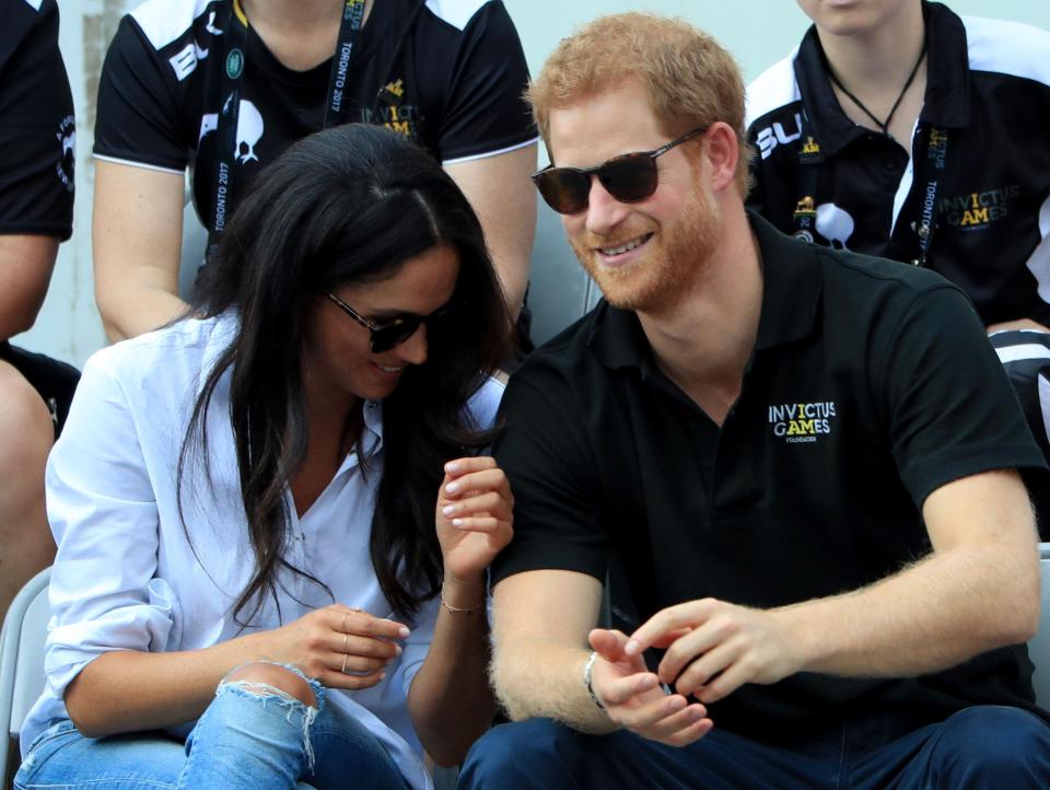  The couple appeared to enjoy their day together in the spotlight