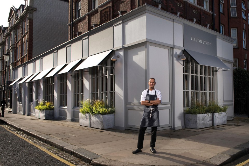 Restaurant of the Year in London is Elystan Street - run by Phil Howard 