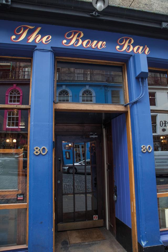  Pub of the Year in Scotland is The Bow Bar, Edinburgh