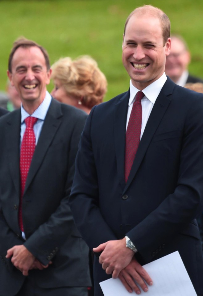 Prince William laughs with locals celebrating the 50th birthday of new town Milton Keynes