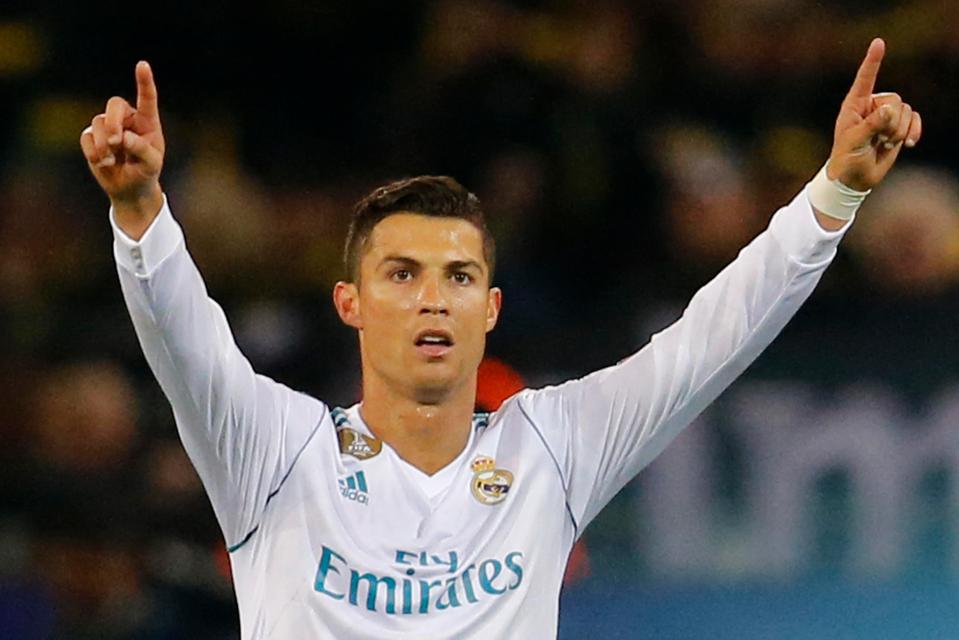  Cristiano Ronaldo scored twice in his 400th game for Real Madrid on Tuesday