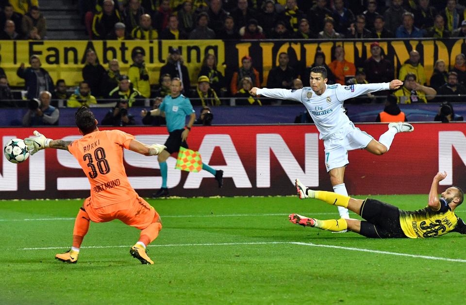 Ronaldo was in superb form for Real Madrid against Dortmund and bagged two goals