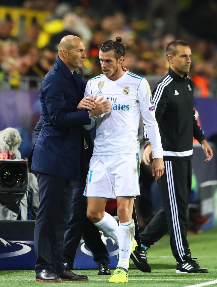 Gareth Bale comes off injured during victory over Borussia Dortmund