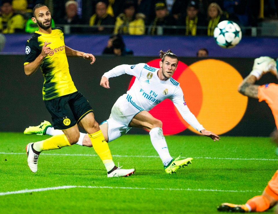 Gareth Bale scored a stunning goal against Borussia Dortmund