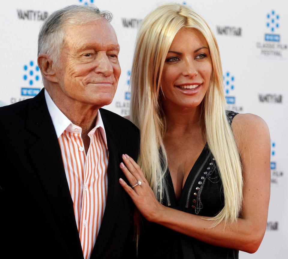  Crystal Harris, who was Hefner's third wife, tied the knot with the publisher in 2012