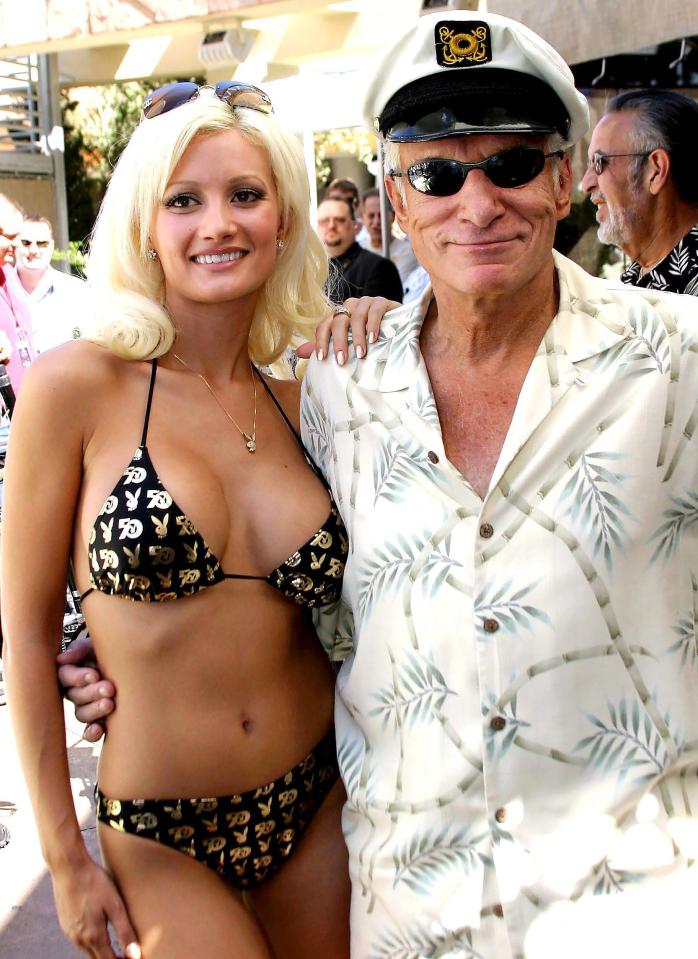  Playmate Holly Madison and Hugh Hefner