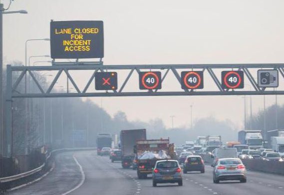  Red Xs on gantries mean the lane is closed - ignoring it could get you a £1,000 fine