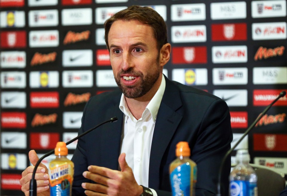 Gareth Southgate says he was aware of the issue with the striker