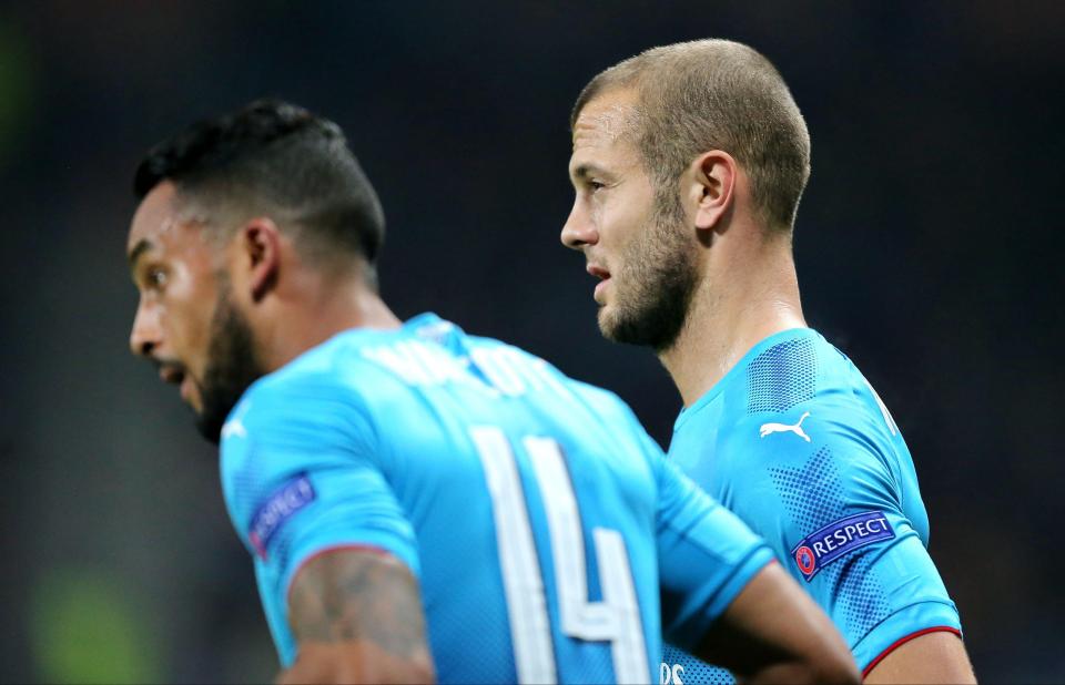  Jack Wilshere is hoping to nail down a spot in Arsenal's Prem first XI