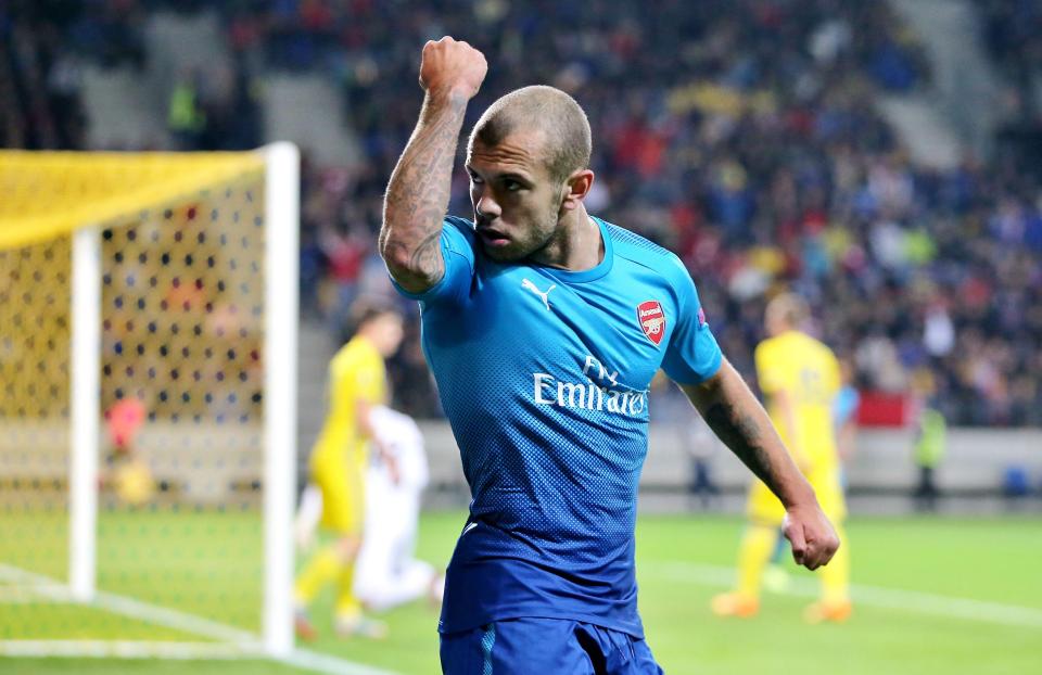  Jack Wilshere says he feels like a "proper Arsenal player" once more