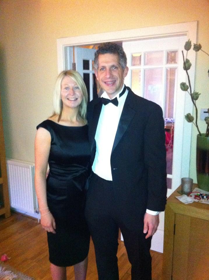  Leanne, seen here ahead of a ball in 2014, was found dead in Poynton Park lake this morning