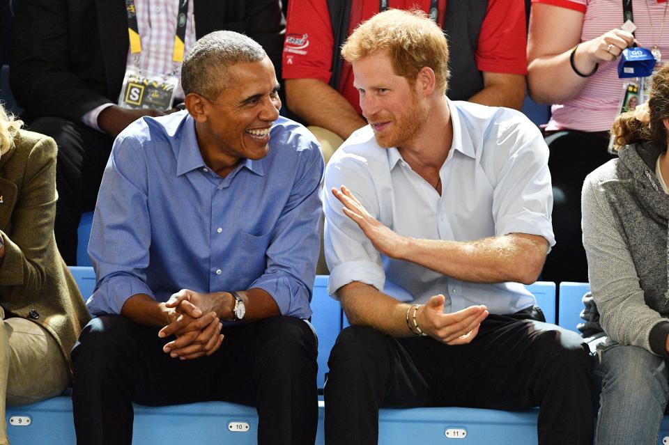  The pair cheered on the teams at the Pan Am sports centre