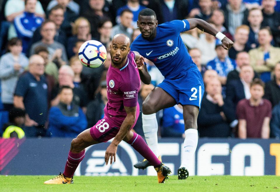  Fabian Delph impressed playing as a makeshift left-back in the absence of Benjamin Mendy