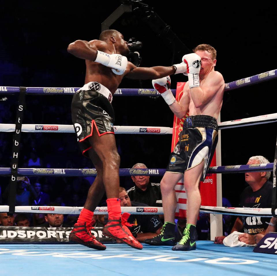  The punishment was constant throughout the fight as Ohara Davies stepped things up