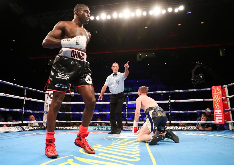  Ohara Davies had far too much in his locker for Tom Farrell to cope with