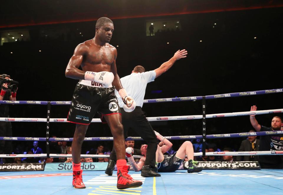  Ohara Davies, despite his crushing win, said he still wasn't happy with how things went