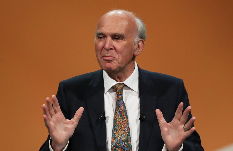  Vince Cable became leader of the Liberal Democrats in July 2017