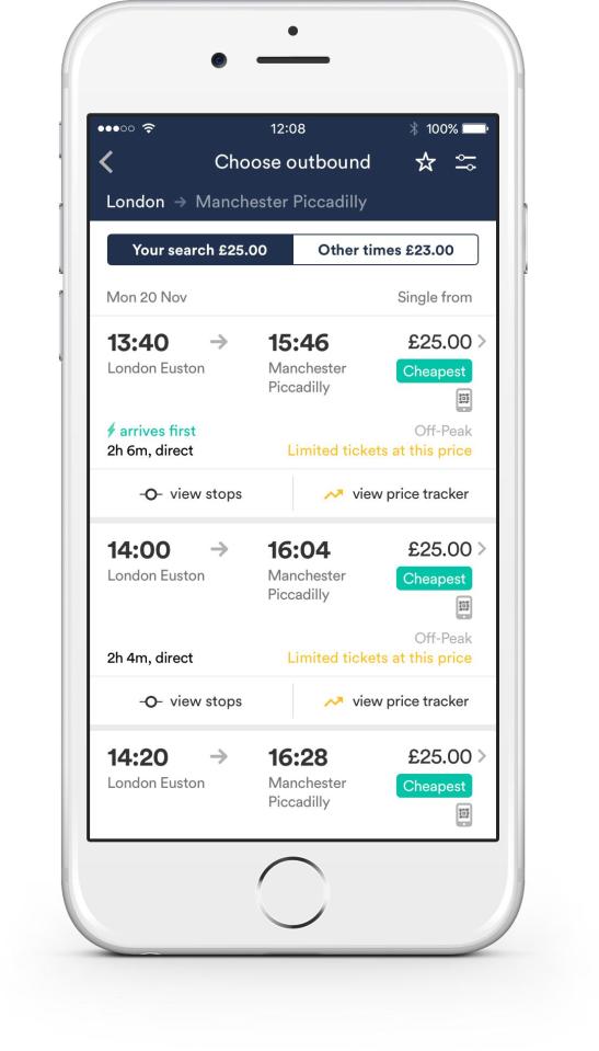  Trainline analyses old ticket searches to help customers choose the best time to book their travel