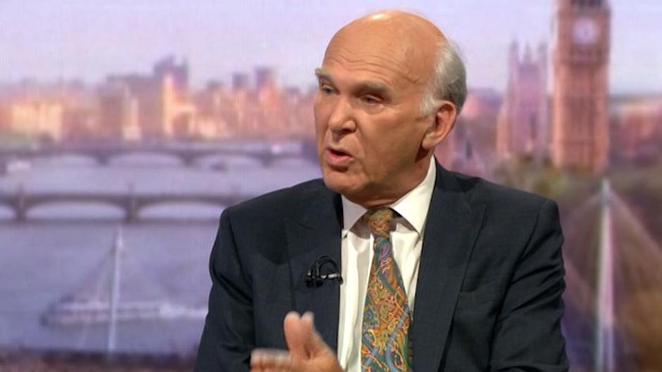 Vince Cable claims he has a realistic chance of becoming Prime Minister