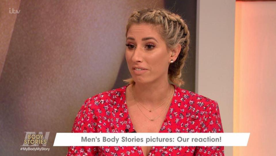  Stacey said her boyfriend goes to the gym every day in a bid to get a ripped body