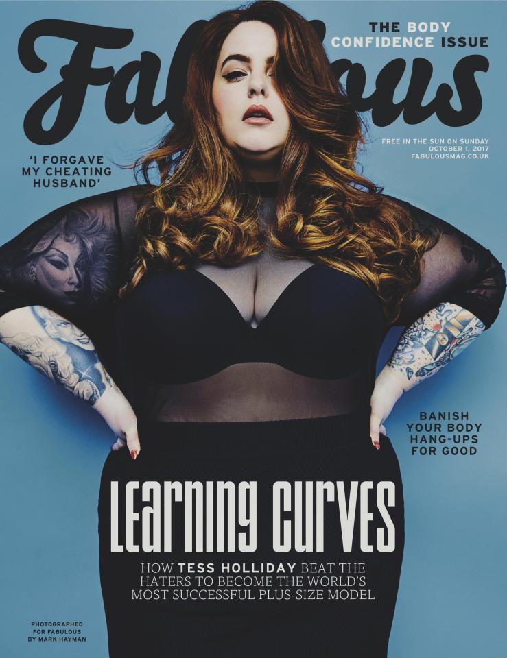  Don't miss this weekend's must-read issue of Fabulous, starring plus-size icon Tess Holliday