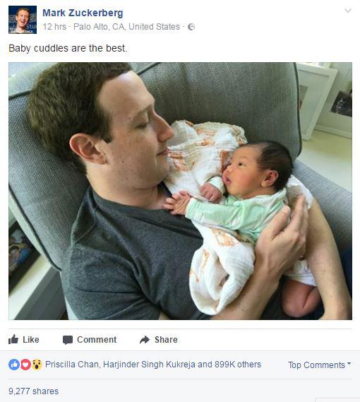  This is Zuck's latest Facebook post, which looks like the sort of thing many people would be very happy to block