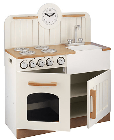 John Lewis' Country Play Wooden Kitchen is £93.75, the priciest of all the models