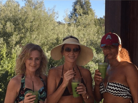 Amanda and her pals have been enjoying a girls holiday 