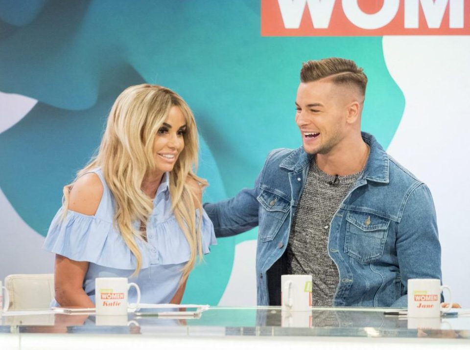  She had admitted to fancying Chris before he appeared on Loose Women this summer