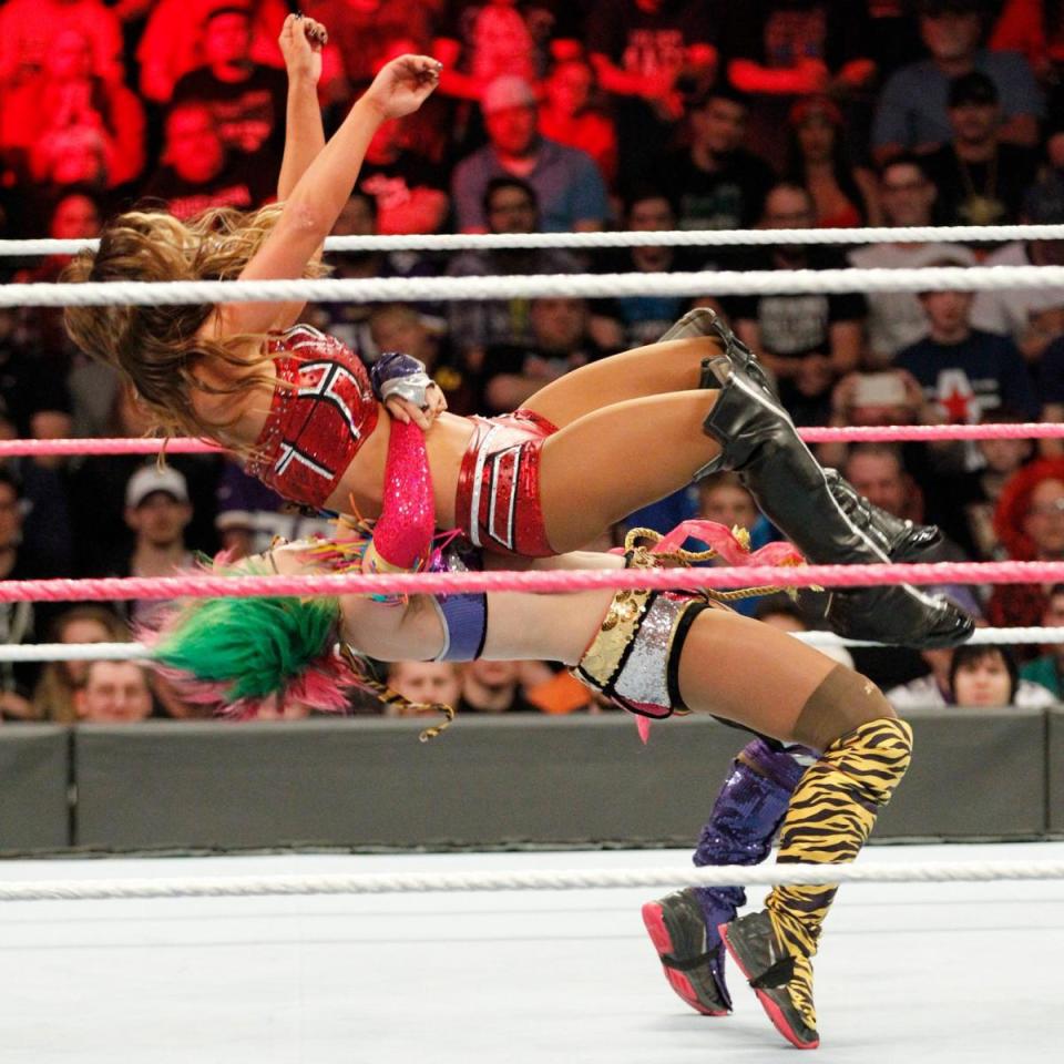  Asuka suplexes Emma