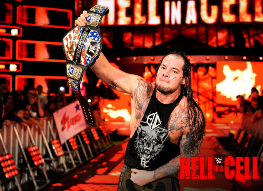  Baron Corbin won the US championship against AJ Styles and Tye Dillinger