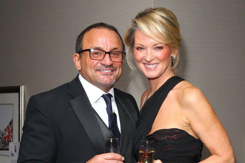  Gillian Taylforth with her partner Dave Fairbairn, who has been given the all-clear from cancer