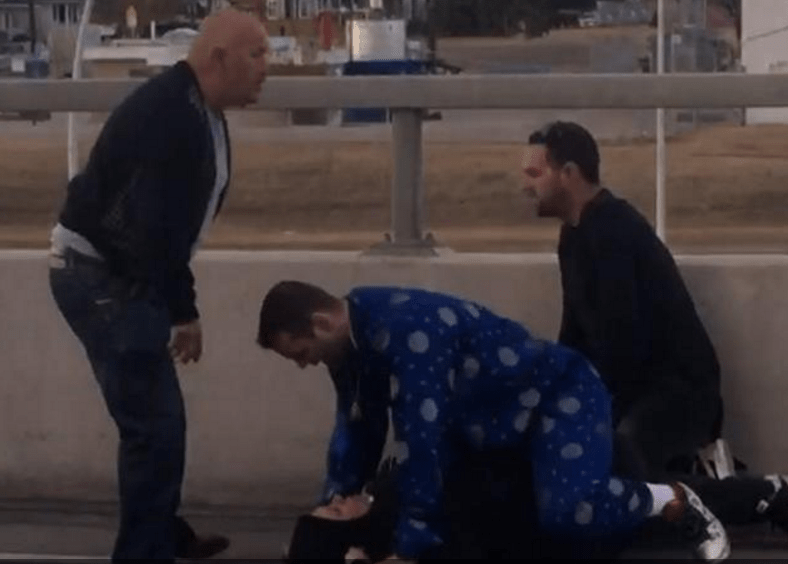  Harry Smith used his wrestling skills to save a woman from a bridge