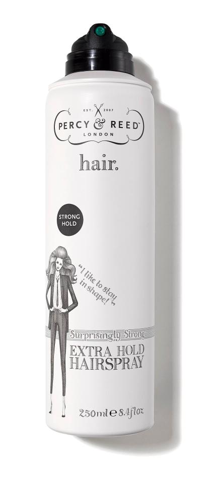  Percy & Reed Surprisingly Strong Extra Hold Hairspray, £12