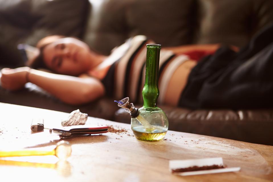  Dave said he watched people trashing his house but not even that distracted him from his drug taking (stock image)