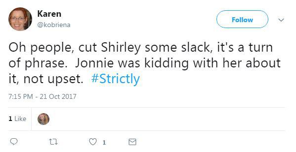  Many defended Shirley, saying she didn't mean anything by it