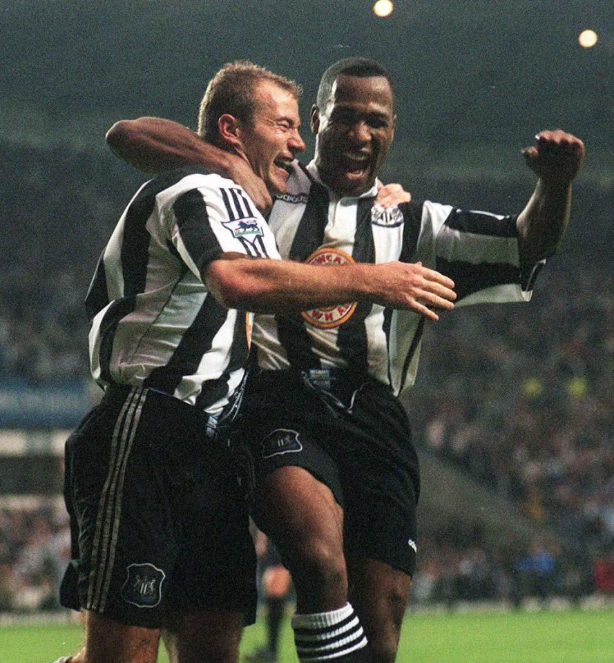  England strikers Alan Shearer and Les Ferdinand were part of one of the most exciting teams in Prem history, the Newcastle side under Kevin Keegan