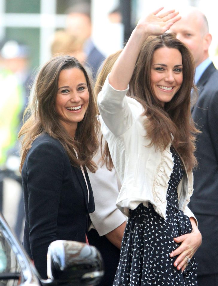  Both of Goldsmith's nieces, Pippa and Kate Middleton