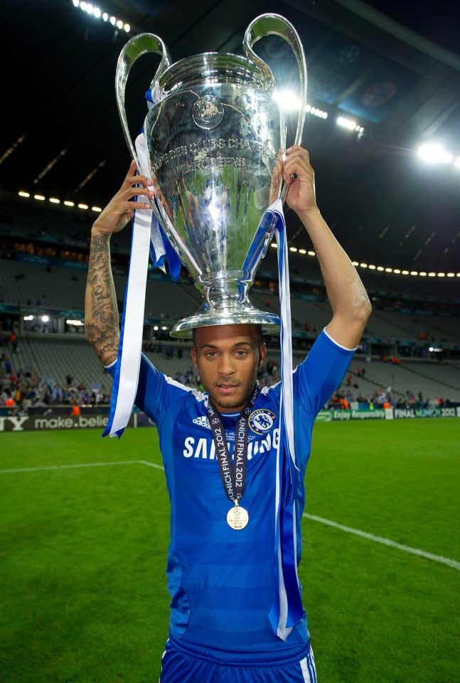  Ryan Bertrand lifted the Champions League with Chelsea in 2012