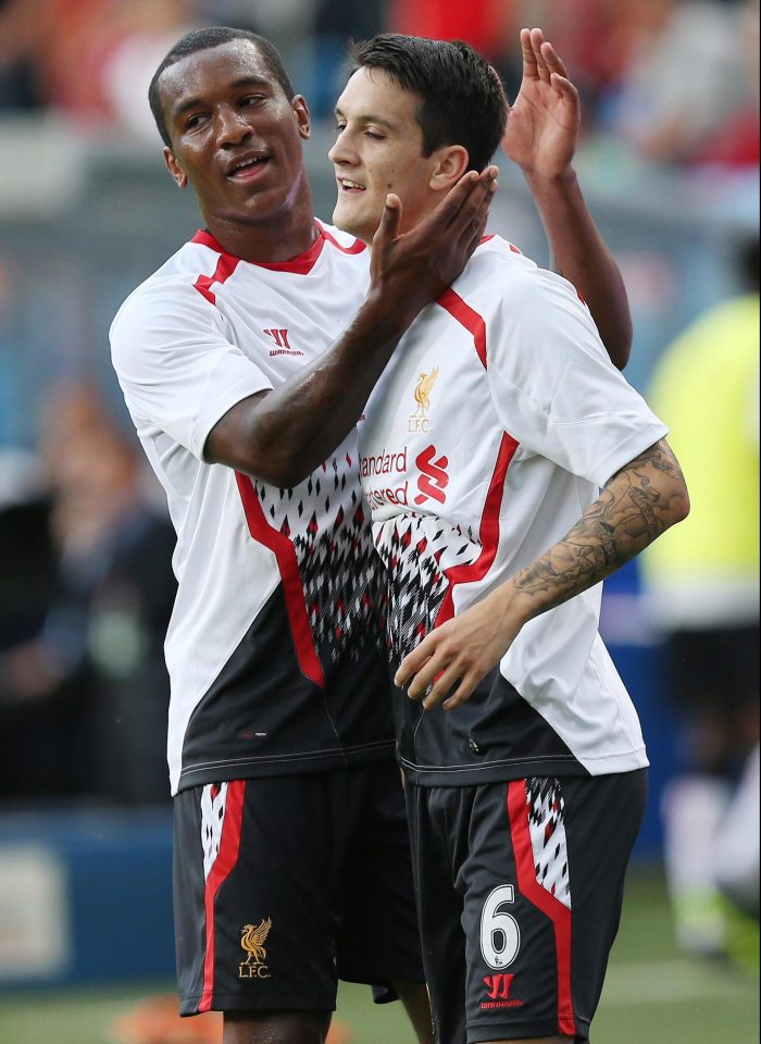  Luis Alberto in pre-season action in first summer after signing for Liverpool