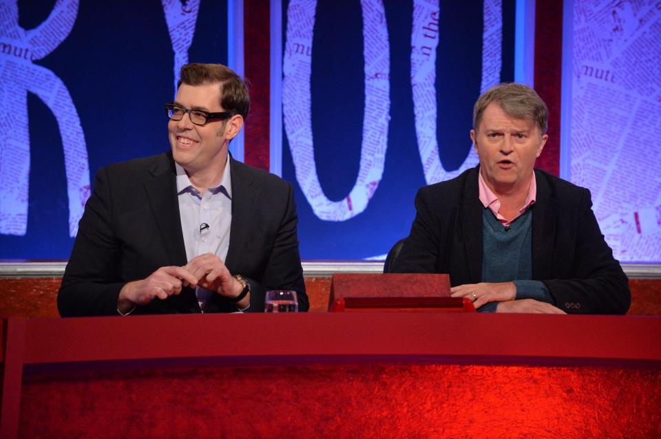  Paul Merton (right) is one of the team captains on the BBC One comedy quiz show