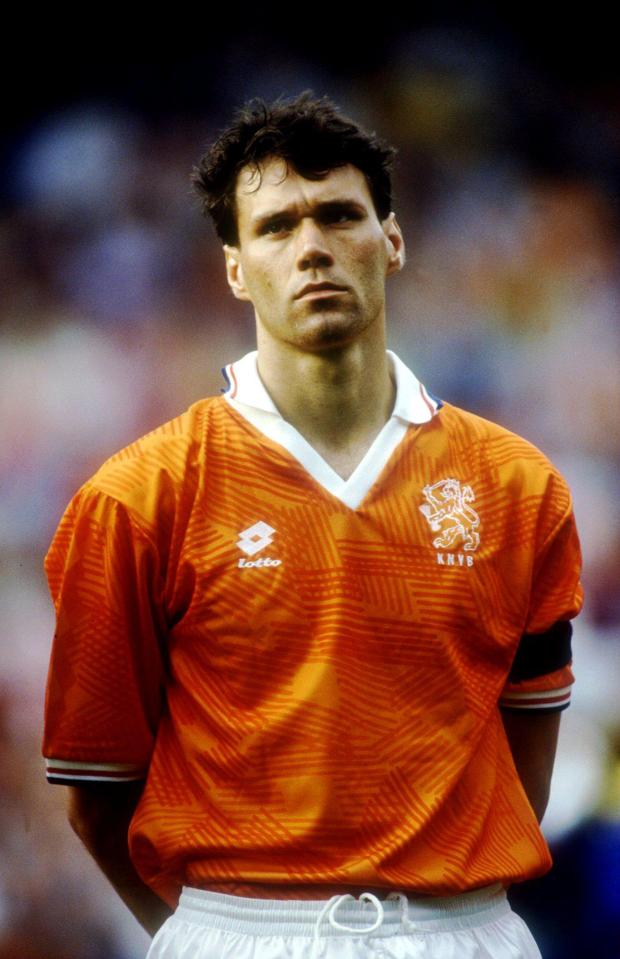  Marco van Basten was one of the most-feared strikers in the world