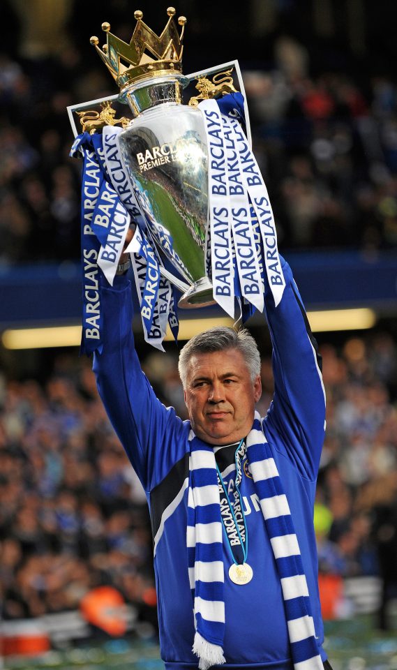  Carlo Ancelotti guided Chelsea to the Premier League title but still got the boot