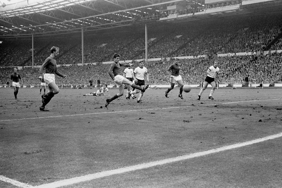  West Ham and England legend Peters scored England's second goal against West Germany